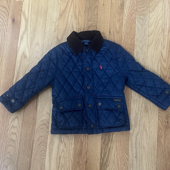 Polo by Ralph Lauren Navy Quilted Kids Puffer Jacket